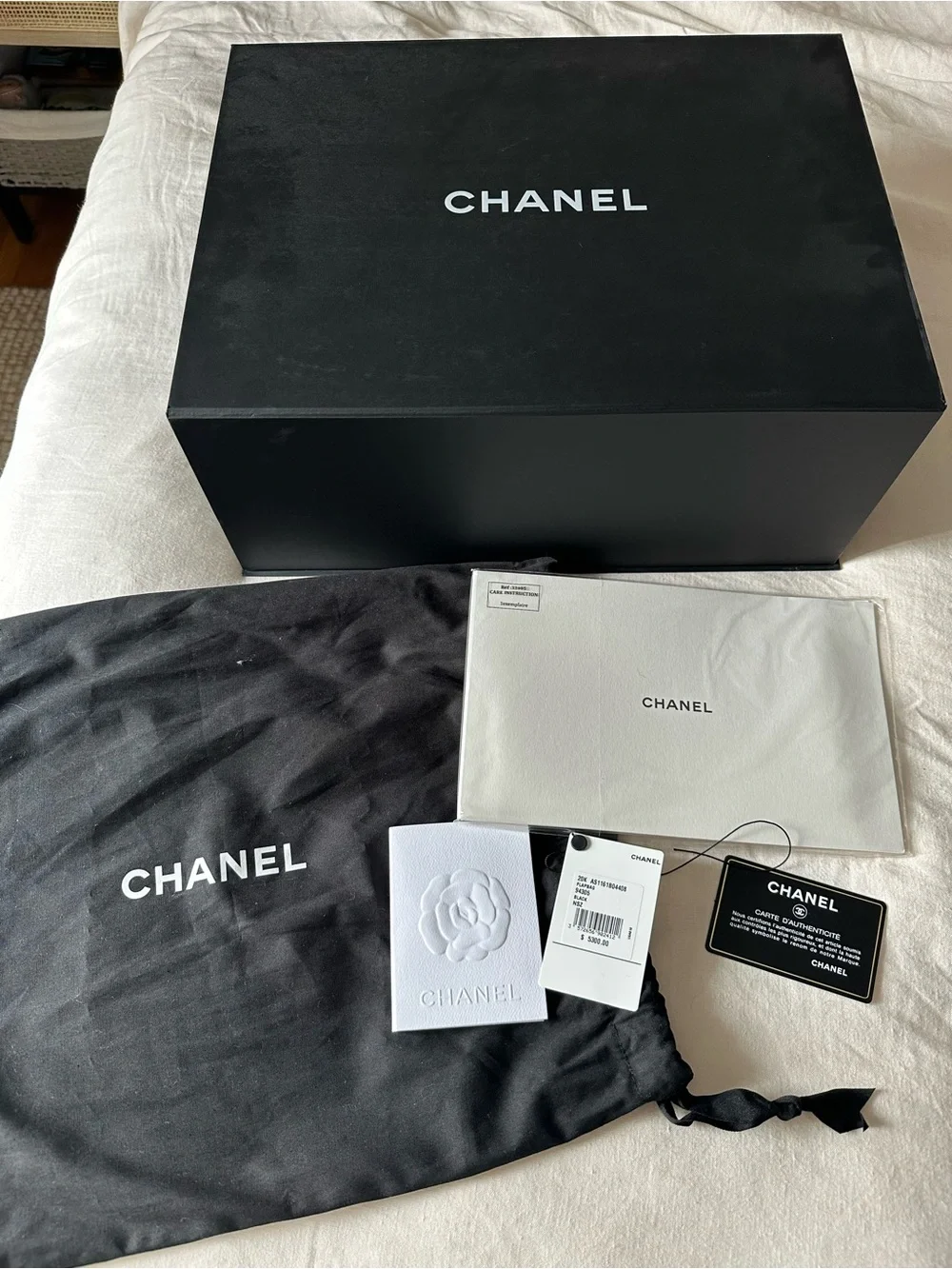 Chanel 19 Large Flap Bag – Black Shiny Lambskin